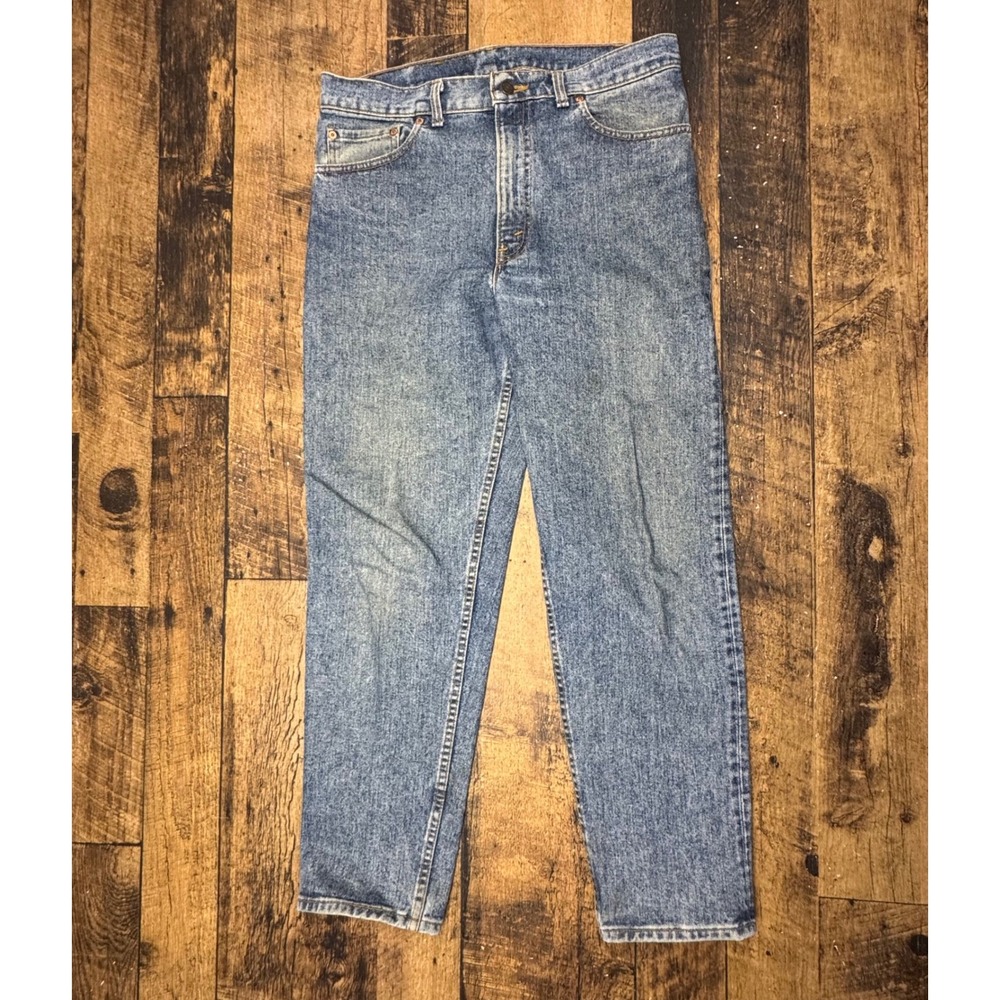 Levi's 550 Jeans Relaxed Fit Light‎ Wash Denim Pants Mens W34 L30